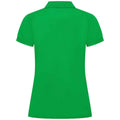 Kelly Green - Back - Henbury Womens-Ladies Pique Polo Shirt