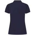 Oxford Navy - Back - Henbury Womens-Ladies Pique Polo Shirt