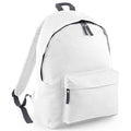 White-Graphite - Front - Bagbase Original Fashion Backpack