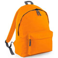 Orange-Graphite - Front - Bagbase Original Fashion Backpack