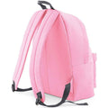 Classic Pink-Dark Grey - Front - Bagbase Original Fashion Backpack