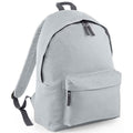 Light Grey-Graphite - Front - Bagbase Original Fashion Backpack