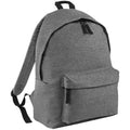 Grey Marl - Front - Bagbase Original Fashion Backpack