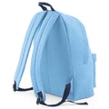 Sky-French Navy - Back - Bagbase Original Fashion Backpack