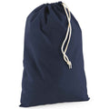 Navy - Front - Westford Mill Drawstring Bag