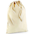 Natural - Front - Westford Mill Drawstring Bag