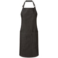 Black Denim - Front - Premier Organic Cotton Full Apron