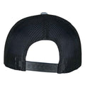 Heather Grey-Black - Back - Flexfit Unisex Adult Two Tone Trucker Cap