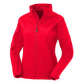 Red - Front - Result Genuine Recycled Womens-Ladies Printable Soft Shell Jacket