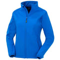 Royal Blue - Front - Result Genuine Recycled Womens-Ladies Printable Soft Shell Jacket