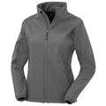 Workguard Grey - Front - Result Genuine Recycled Womens-Ladies Printable Soft Shell Jacket