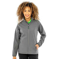 Workguard Grey - Side - Result Genuine Recycled Womens-Ladies Printable Soft Shell Jacket