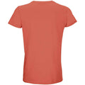 Pop Orange - Back - SOLS Mens Crusader Organic T-Shirt