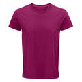 Fuchsia - Front - SOLS Mens Crusader Organic T-Shirt