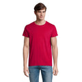 Fuchsia - Back - SOLS Mens Crusader Organic T-Shirt