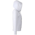 White - Side - Anthem Womens-Ladies Organic Hoodie