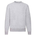 Grey Heather - Front - Fruit of the Loom Mens Classic Sweatshirt