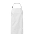 White - Back - Premier Organic Fairtrade Certified Recycled Full Apron