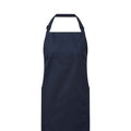 Navy - Back - Premier Organic Fairtrade Certified Recycled Full Apron