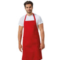 Red - Back - Premier Organic Fairtrade Certified Recycled Full Apron