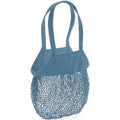 Airforce Blue - Front - Westford Mill Mesh Tote Bag