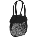 Black - Front - Westford Mill Mesh Tote Bag