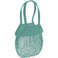 Sage Green - Front - Westford Mill Mesh Tote Bag