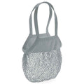 Grey - Front - Westford Mill Mesh Tote Bag