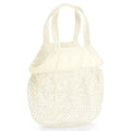 Natural - Front - Westford Mill Mini Mesh Tote Bag