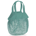 Sage Green - Front - Westford Mill Mini Mesh Tote Bag