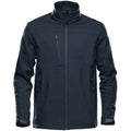 Navy - Front - Stormtech Mens Cascades Soft Shell Jacket