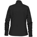 Black - Back - Stormtech Womens-Ladies Cascades Soft Shell Jacket