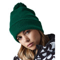 Bottle Green - Back - Beechfield Snowstar Thermal Beanie