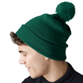 Bottle Green - Side - Beechfield Snowstar Thermal Beanie