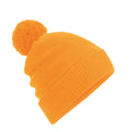 Fluorescent Orange - Front - Beechfield Snowstar Thermal Beanie