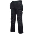 Black - Side - Portwest Mens Holster Stretch Cargo Trousers