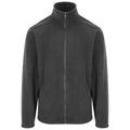 Charcoal - Front - PRO RTX Unisex Adult Fleece Jacket