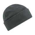 Steel Grey - Front - Beechfield Recycled Fleece Beanie