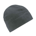 Steel Grey - Front - Beechfield Recycled Fleece Beanie