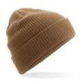 Biscuit - Front - Beechfield Organic Cotton Beanie