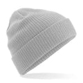 Light Grey - Front - Beechfield Organic Cotton Beanie