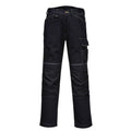 Black - Front - Portwest Mens PW3 Stretch Lightweight Cargo Trousers