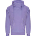 Digital Lavender - Back - Awdis Unisex Adult Crossover Collar Hoodie