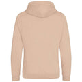 Nude - Front - Awdis Unisex Adult Crossover Collar Hoodie