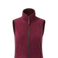 Burgundy-Brown - Back - Premier Womens-Ladies Artisan Fleece Gilet