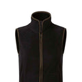 Black-Brown - Back - Premier Womens-Ladies Artisan Fleece Gilet