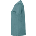 Deep Teal Heather - Side - Bella + Canvas Womens-Ladies CVC Relaxed Fit T-Shirt