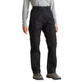 Black - Back - Craghoppers Womens-Ladies Expert Kiwi Convertible Cargo Trousers