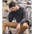 Dark Grey - Back - Tee Jays Mens Power Organic Sweatshirt