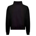 Deep Black - Back - Awdis Womens-Ladies Cropped Sweatshirt